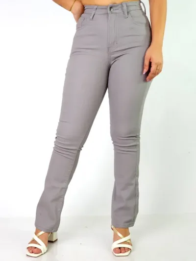 Pantalón para dama color gris