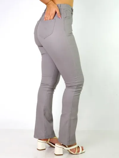 Pantalón para dama color gris