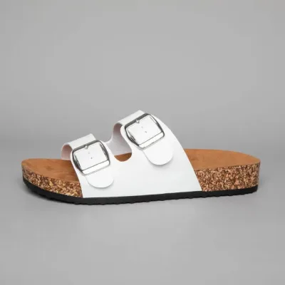 Sandalias Coral para dama color blacas Caterina White