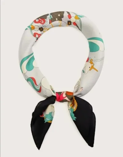 Mascada para dama con diseño de unicornio