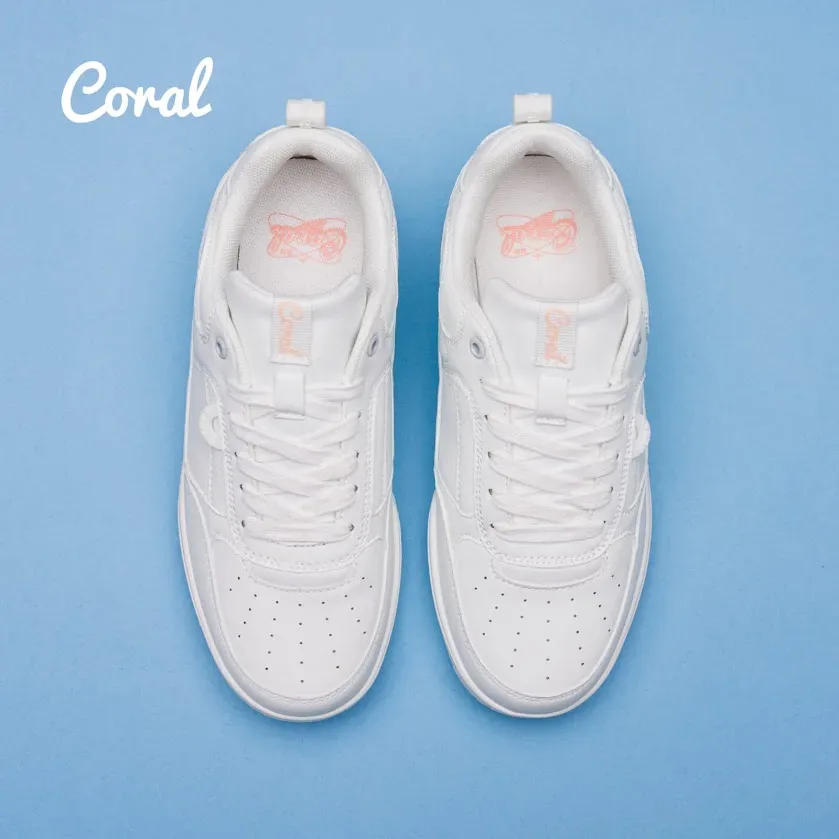 Tenis Coral Massimo All White para dama