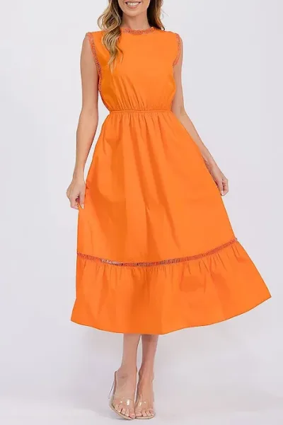 Vestido Strut & Bolt para dama color naranja D-2753