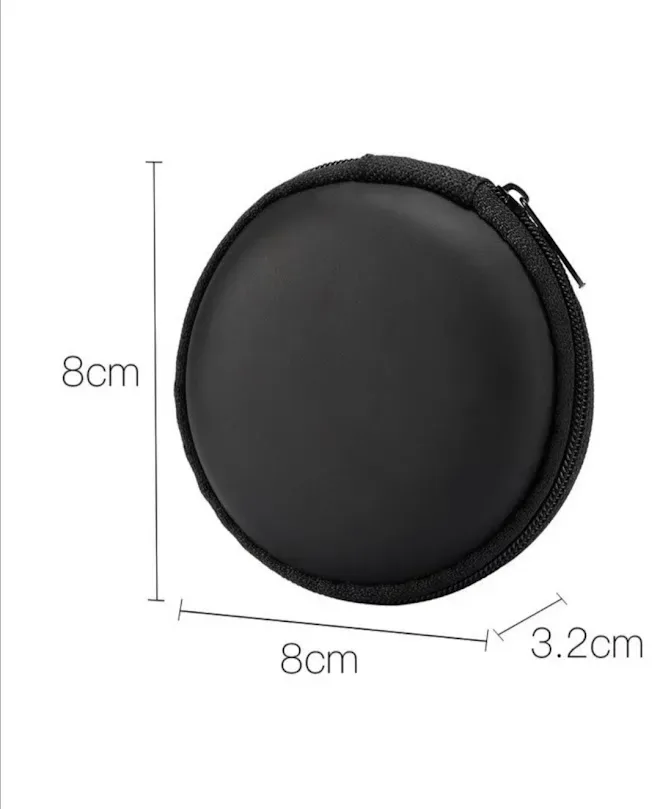 Funda protectora para auriculares color negro