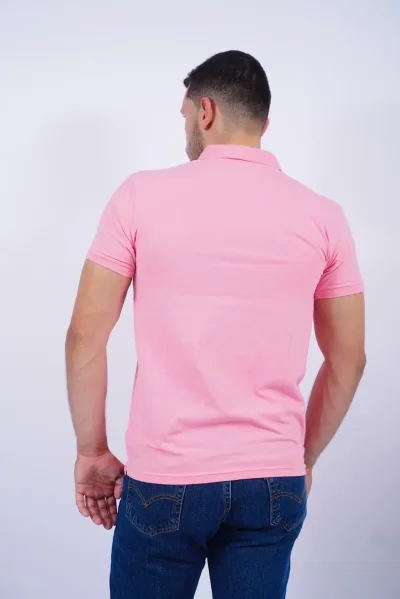 Camiseta Cambrige Polo Club para caballero color salmón
