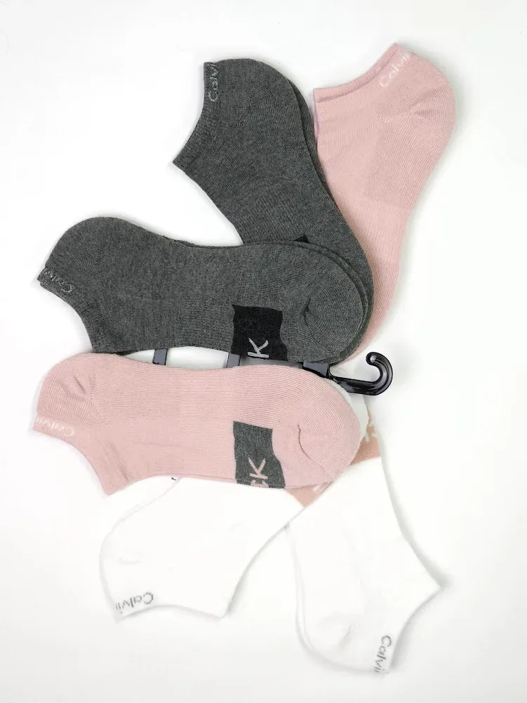 Set 6 pares de medias Calvin Klein para Dama multicolor