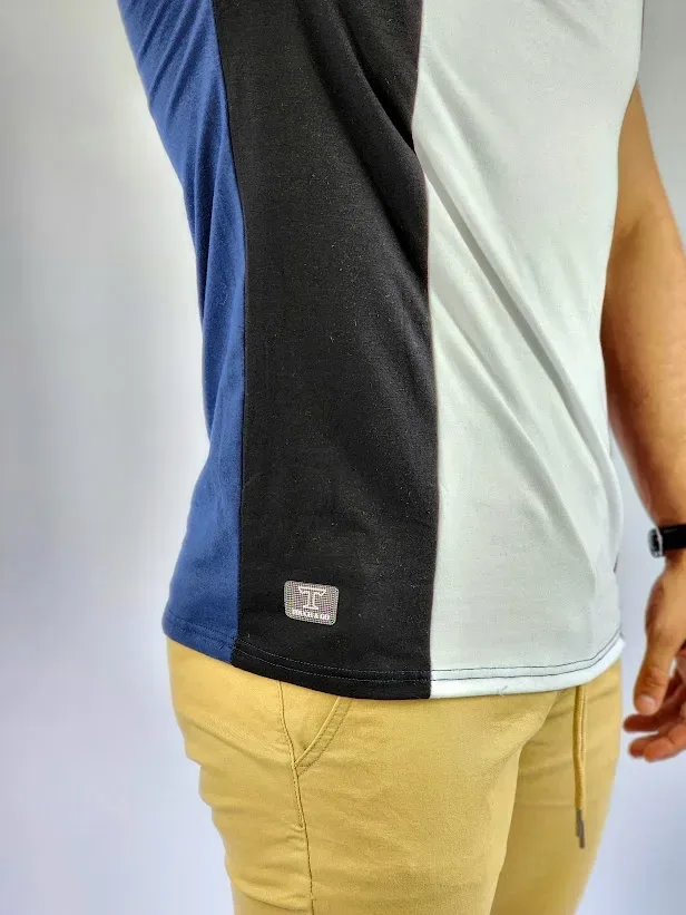 Camiseta de hombre Touch and Go multicolor