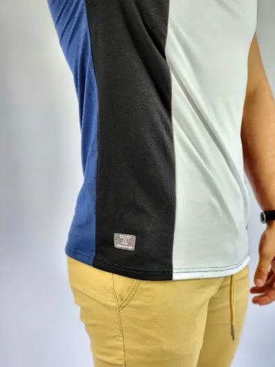 Camiseta de hombre Touch and Go multicolor