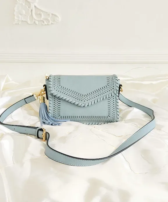 Bolso para dama color celeste
