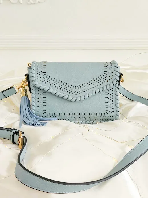 Bolso para dama color celeste