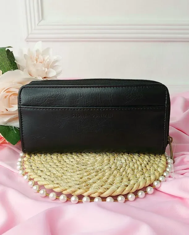 Cartera Stone Mountain Usa para dama color negro
