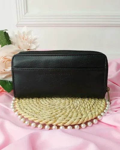 Cartera Stone Mountain Usa para dama color negro