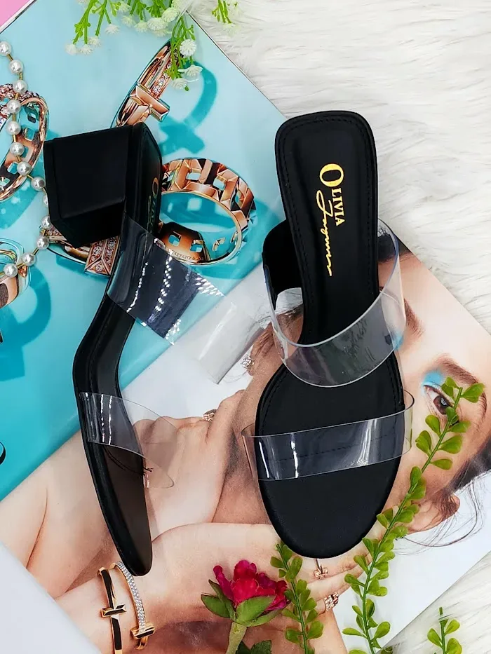 Sandalias Olivia  para dama color negro