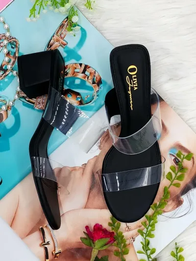 Sandalias Olivia  para dama color negro