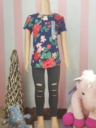 Blusa Old Navy para niña color azul