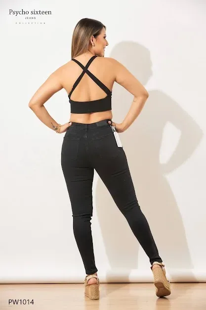 Jeans PSYCHO SIXTEEN para dama Mid rise, Skinny PW1014