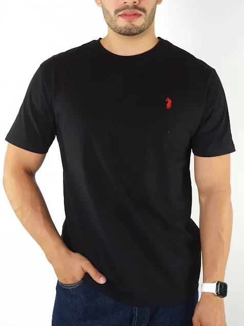 Camiseta Cambridge Polo Club para caballero color negro