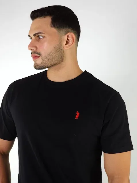 Camiseta Cambridge Polo Club para caballero color negro
