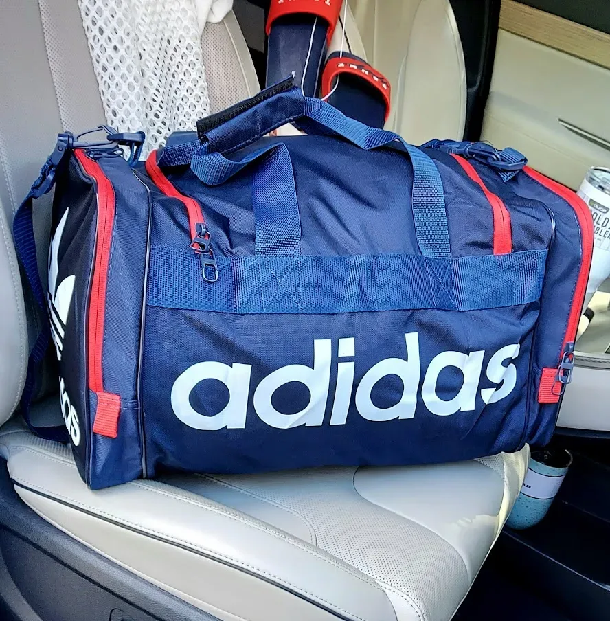 Bolso Adidas Unisex Color Azul, Rojo y Blanco