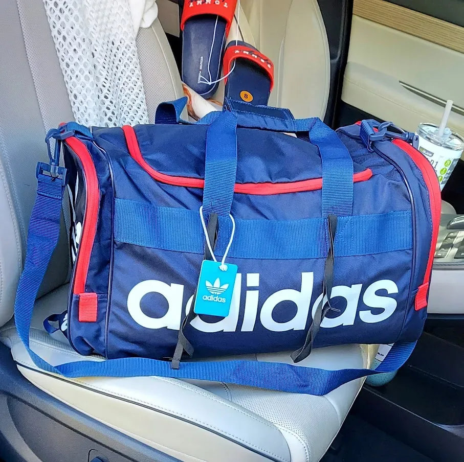 Bolso Adidas Unisex Color Azul, Rojo y Blanco