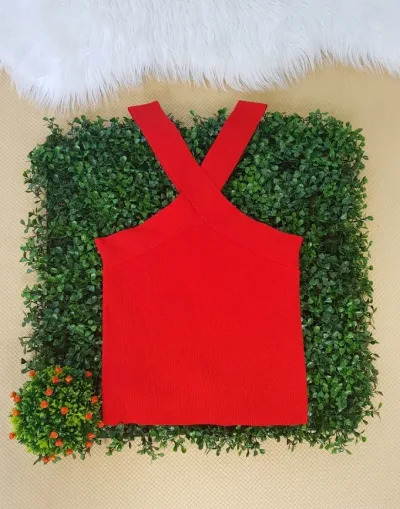 Blusa Papermoon para dama color rojo