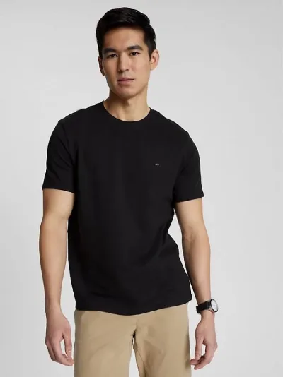 Camiseta Tommy Hilfiger para caballero color negro