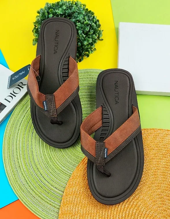 Sandalias Naútica para caballero color café