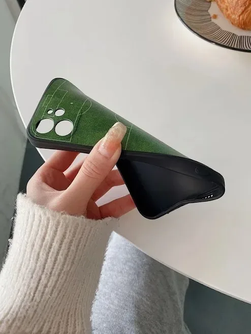Funda para celular diseño cancha futbol