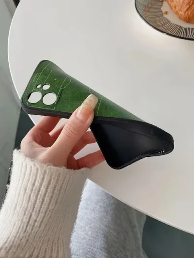 Funda para celular diseño cancha futbol