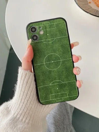 Funda para celular diseño cancha futbol
