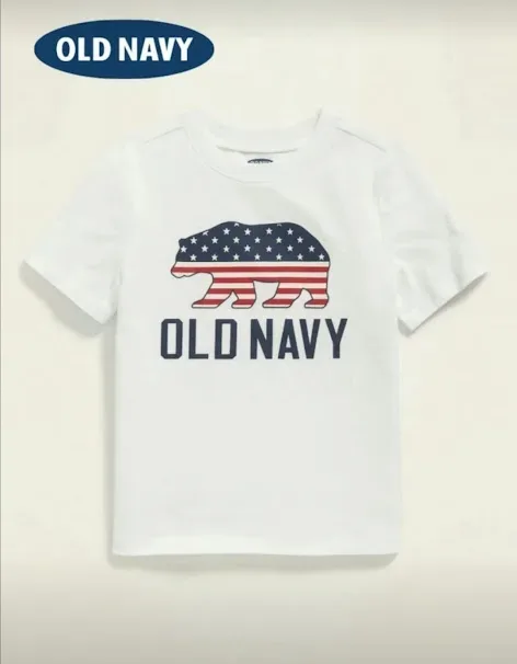 Camiseta para niño  Old Nav color blanco