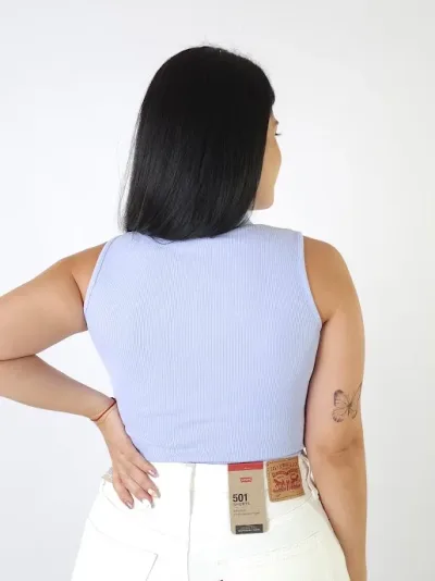 Blusa para dama color celeste