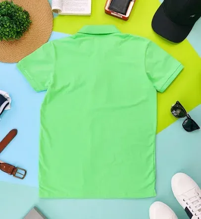 Camiseta Cambridge Polo Club para caballero color verde lima PC-02537