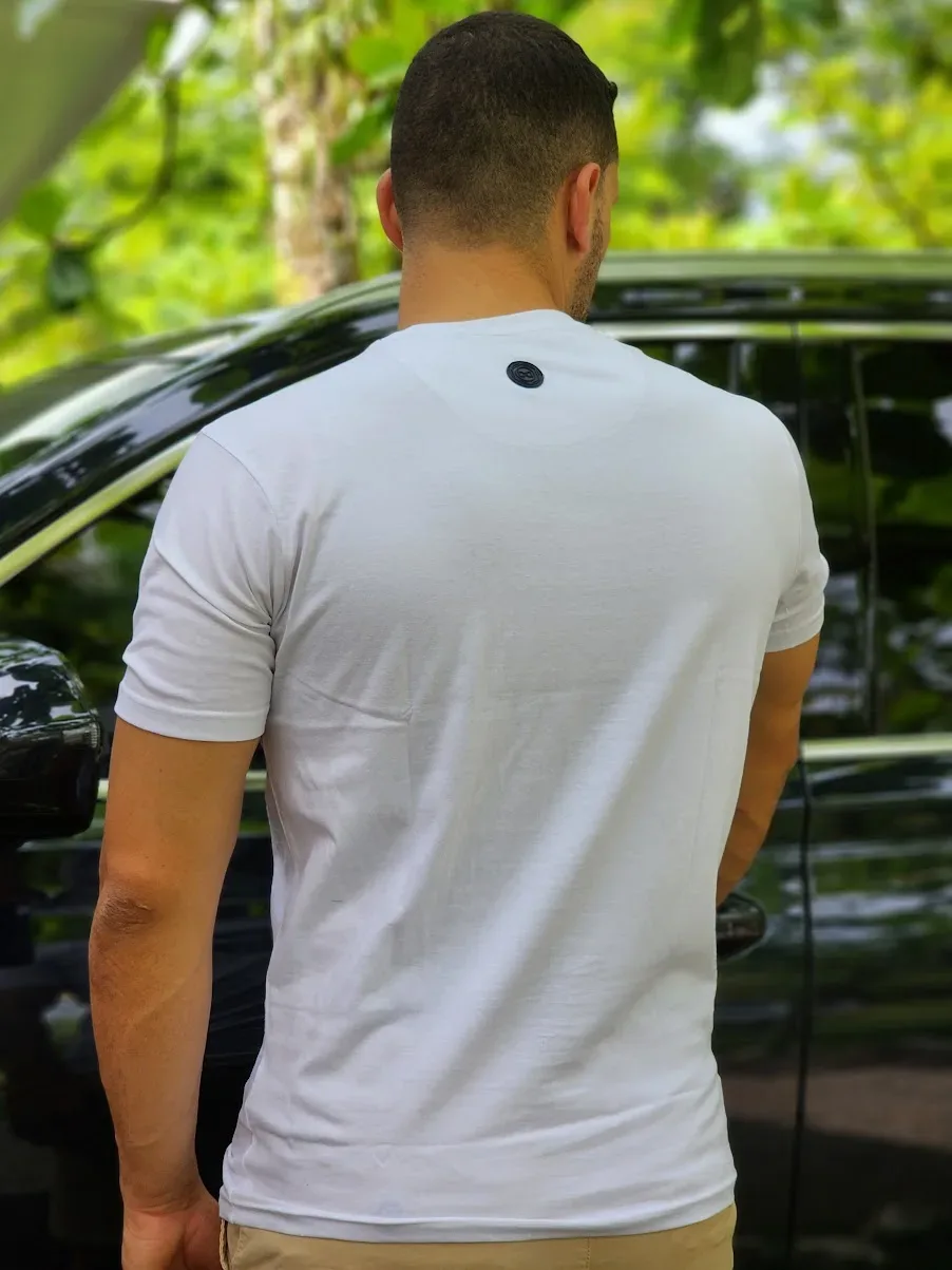 Camiseta Hummer para caballero color blanco