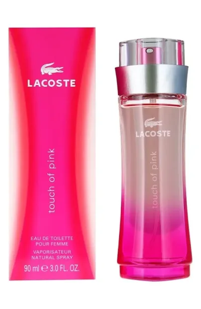 Perfume Lacoste touch of pink para dama