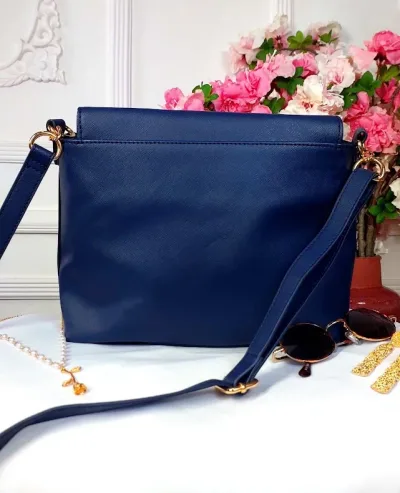 Bolso de hombro Tommy Hilfiger para dama color azul oscuro