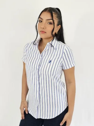 Camisa Cambridge polo para Dama