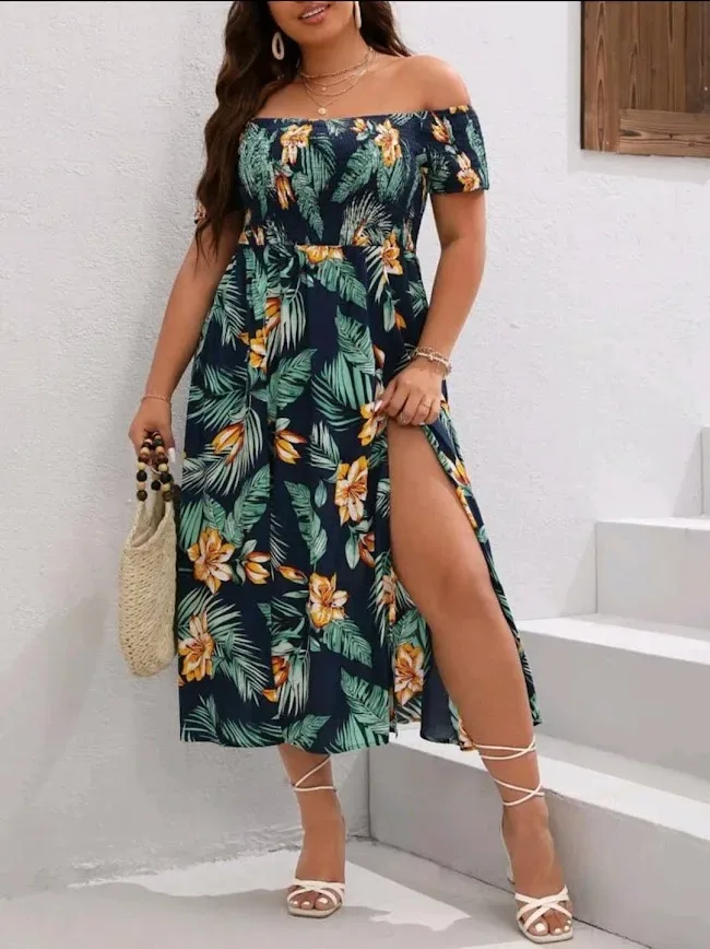Vestido con estampado floral