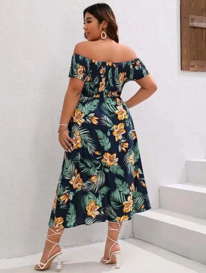 Vestido con estampado floral