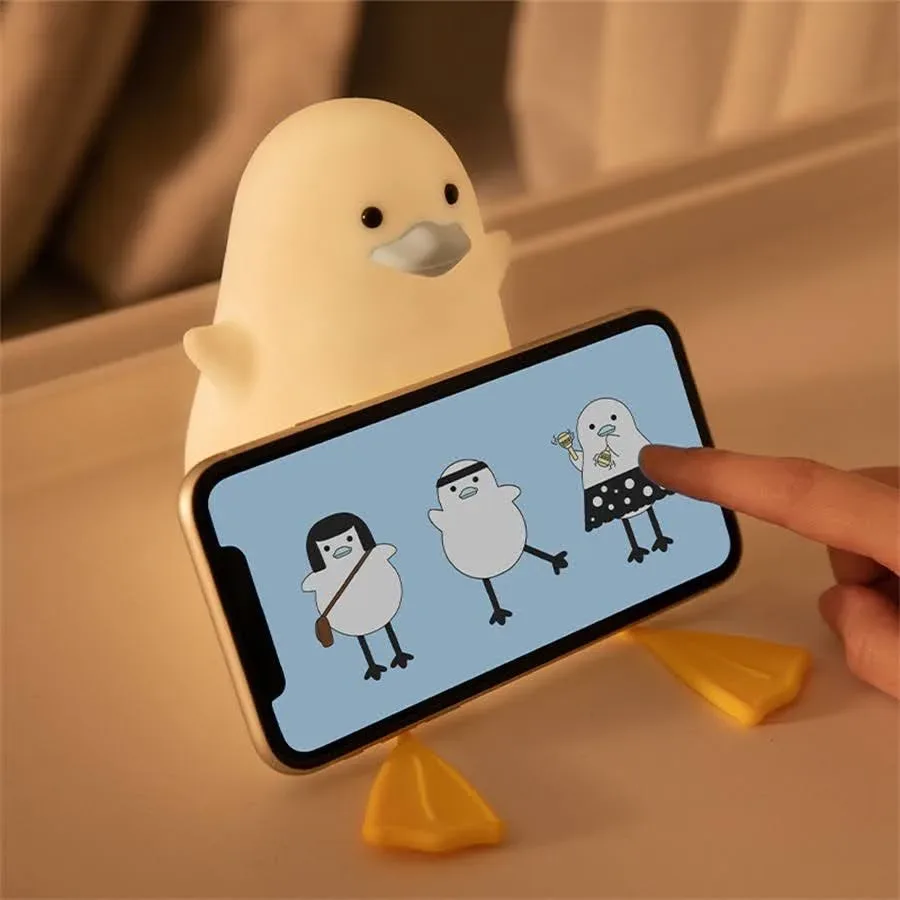 Lampara de pato echa de solicon
