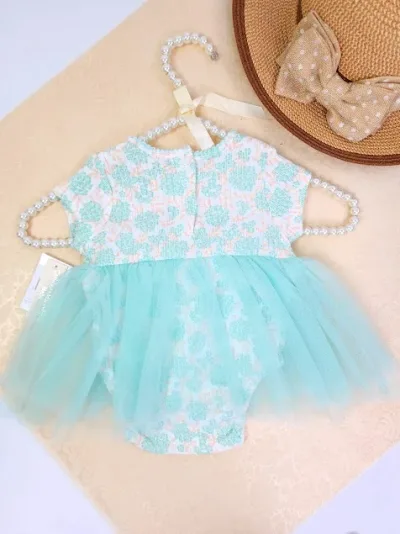 Vestido Catherine Malandrina  para niña color verde