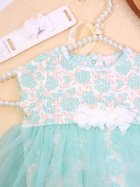 Vestido Catherine Malandrina  para niña color verde