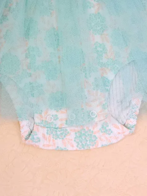 Vestido Catherine Malandrina  para niña color verde