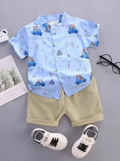 Conjunto para niño con diseño de ositos