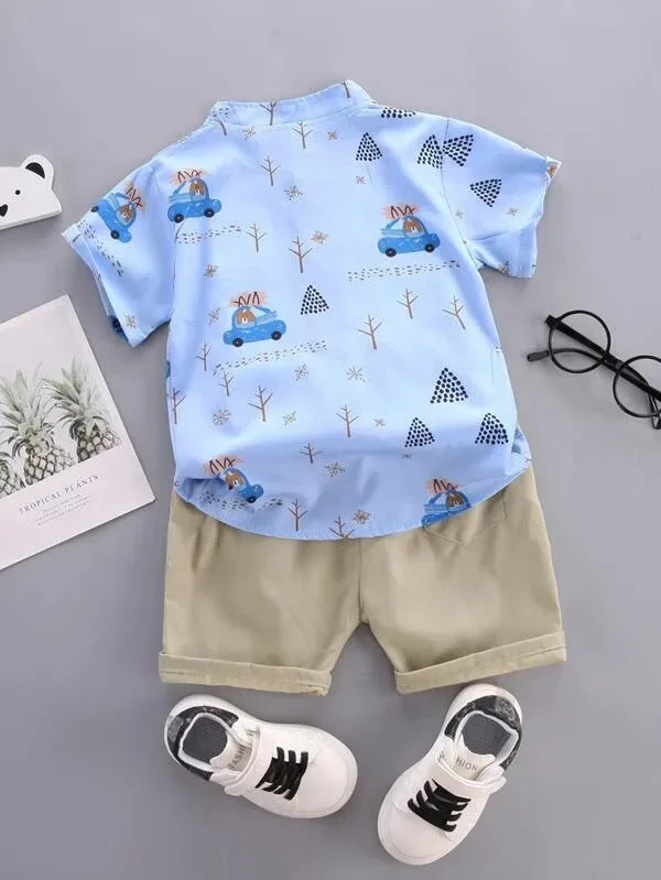 Conjunto para niño con diseño de ositos