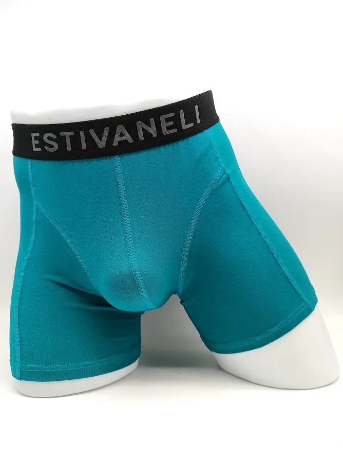 Boxer Estivaneli para caballero JJCM-64228 #COLOR TURQUESA
