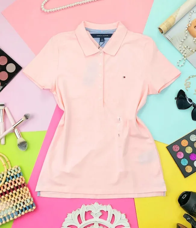 Camiseta Tommy Hilfiger para dama color coral