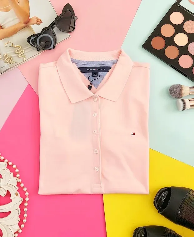 Camiseta Tommy Hilfiger para dama color coral