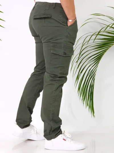Pantalón Cargo Hummer color verde musgo BS14-CG-MG