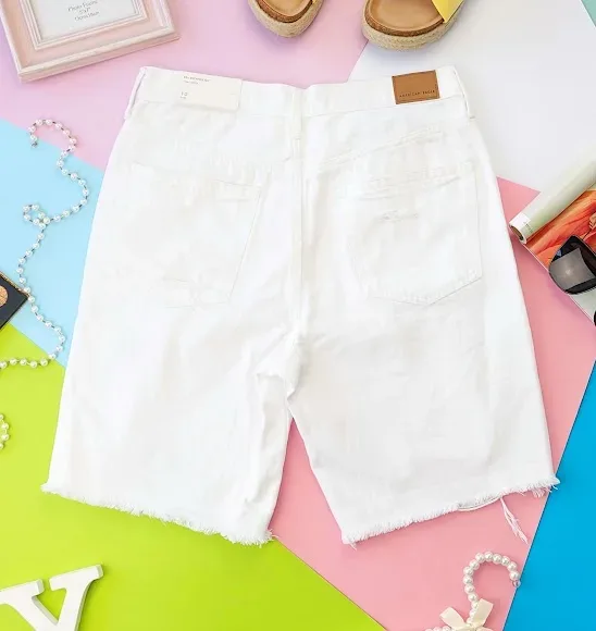 Short American Eagle para dama color blanco