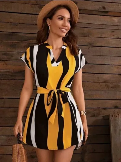 Vestido para dama multicolor
